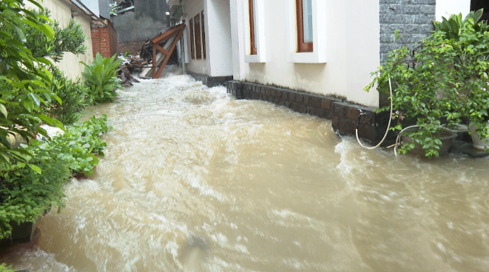 Mưa lớn gây ngập úng nhiều nơi ở miền núi phía Bắc