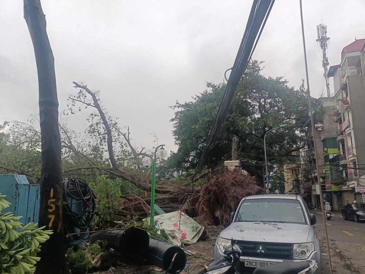 Bão Yagi tàn phá dữ dội, gây thiệt hại nặng nề tại các vùng tâm bão