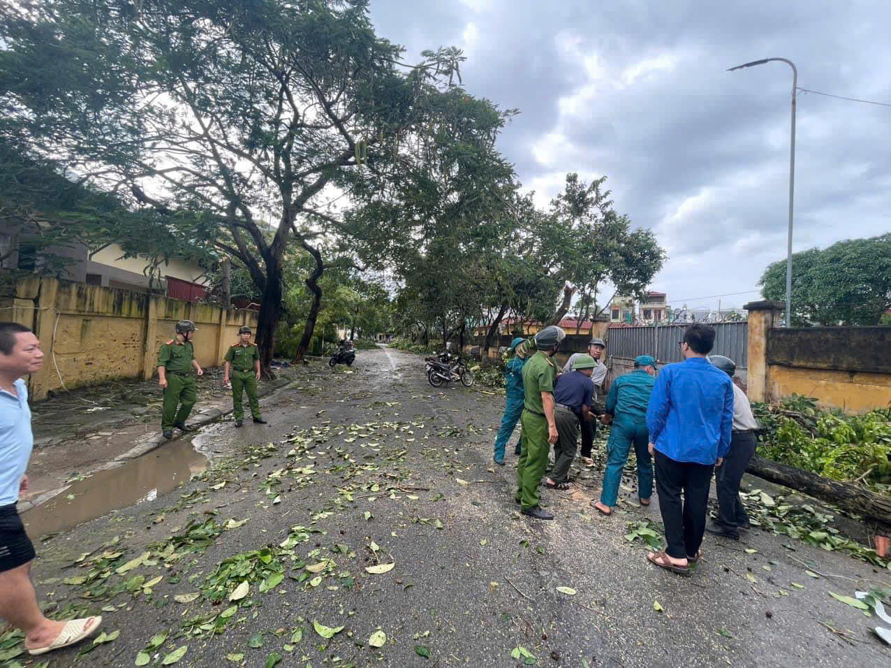 Thái Bình tập trung khắc phục hậu quả sau cơn bão số 3