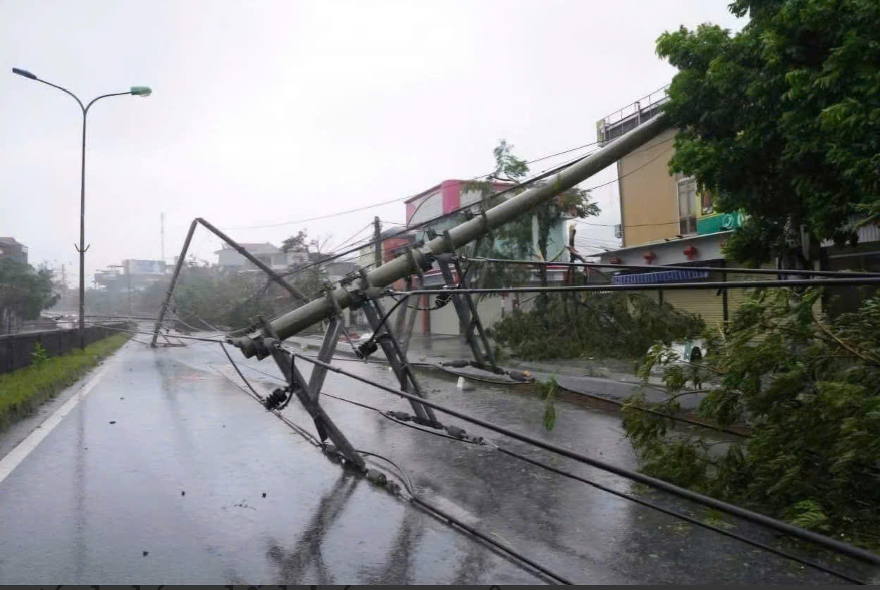 Thái Bình tập trung khắc phục hậu quả sau cơn bão số 3