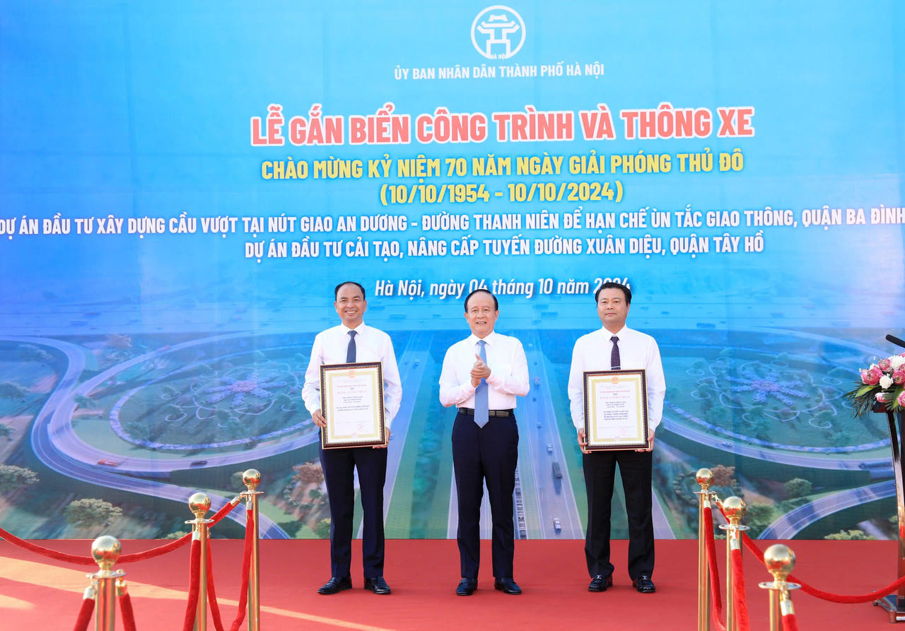 Chính thức thông xe cầu vượt An Dương – đường Thanh Niên