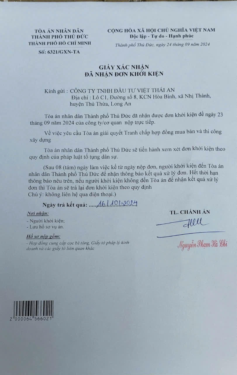 Không đòi được nợ, nhà thầu phụ dự án ở Gành Hào buộc phải khởi kiện ra tòa