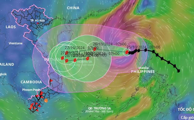 Cuối tuần này, Bắc và Trung Trung Bộ có thể xuất hiện mưa lớn diện rộng 