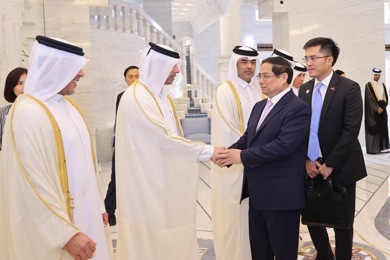 Qatar tổ chức trọng thể lễ đón chính thức Thủ tướng Phạm Minh Chính