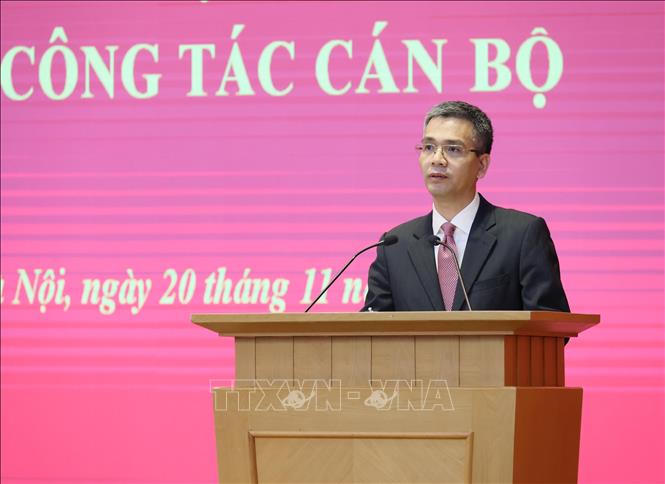 Đồng chí Võ Thành Hưng giữ chức Phó Chánh Văn phòng Trung ương Đảng