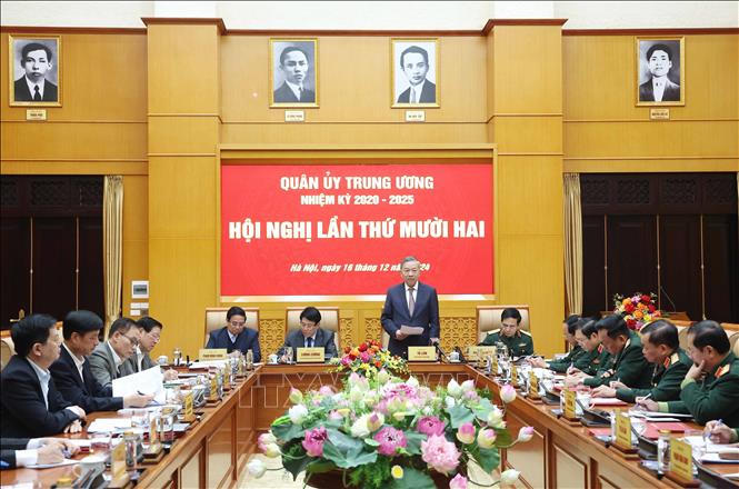 Tổng Bí thư Tô Lâm chủ trì Hội nghị Quân ủy Trung ương