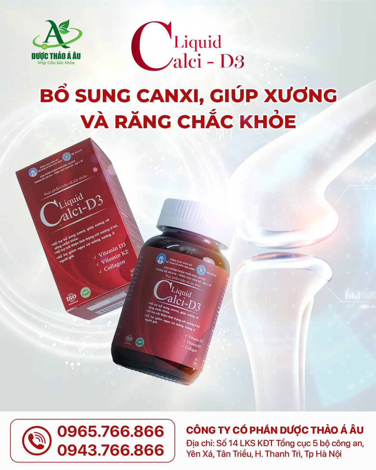 Công ty Cổ phần Dược thảo Á Âu đơn vị đồng hành và phát triển Đề án 818