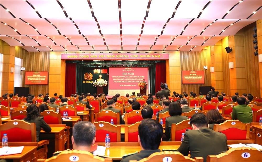 Định hướng quan trọng về công tác sắp xếp nhân sự trong lực lượng công an