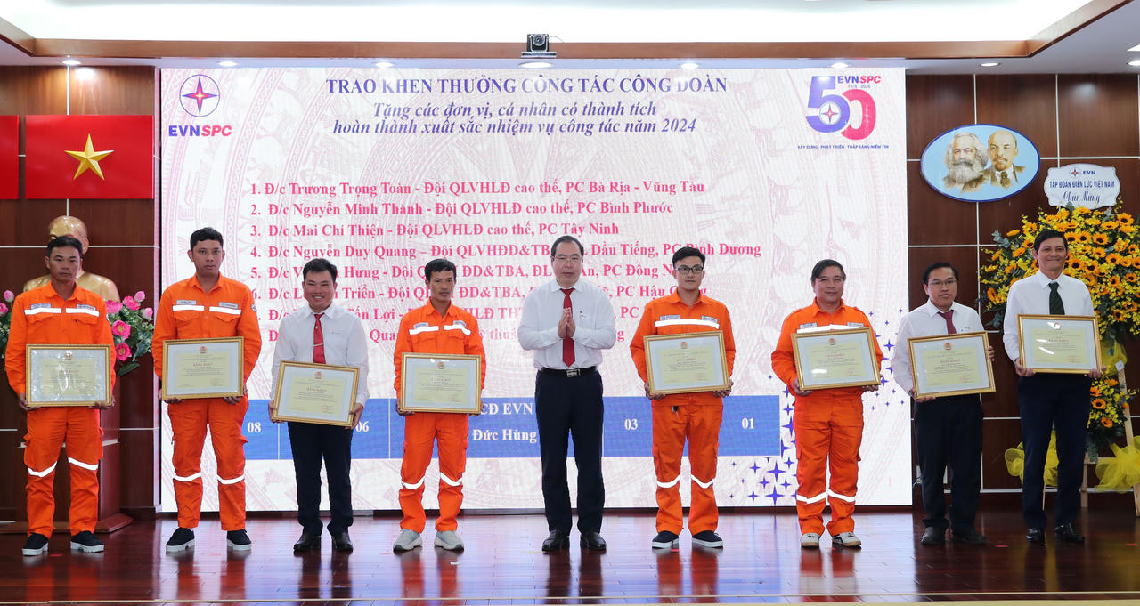 EVNSPC hoàn thành xuất sắc, toàn diện nhiệm vụ năm 2024