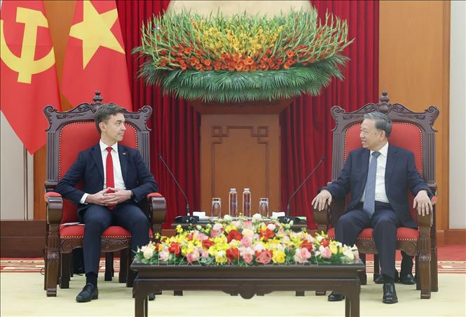Tổng Bí thư Tô Lâm tiếp Đại sứ Liên minh châu Âu tại Việt Nam
