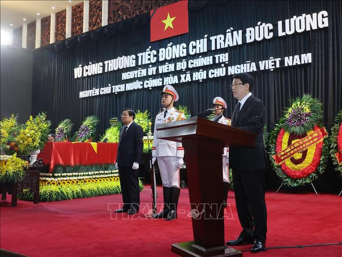 Cử hành trọng thể Lễ truy điệu nguyên Chủ tịch nước Trần Đức Lương