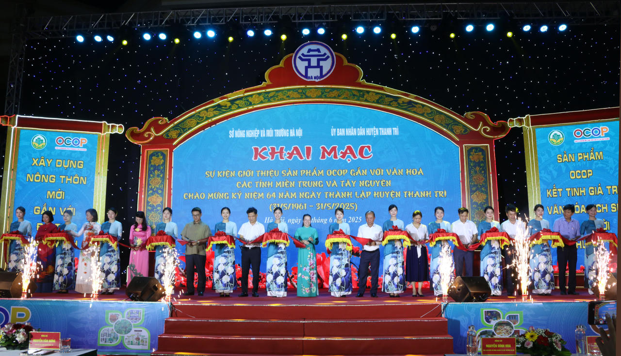 Hơn 1.000 sản phẩm OCOP của ba miền quy tụ tại phiên chợ đặc biệt giữa Thủ đô