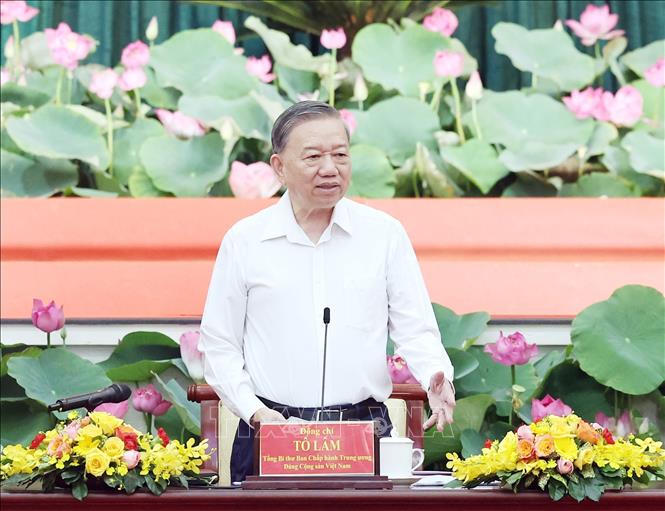 Phát biểu của Tổng Bí thư Tô Lâm tại buổi làm việc với Ban Thường vụ Thành ủy TP HCM, Ban Thường vụ Tỉnh ủy Bà Rịa – Vũng Tàu, Ban Thường vụ Tỉnh ủy Bình Dương