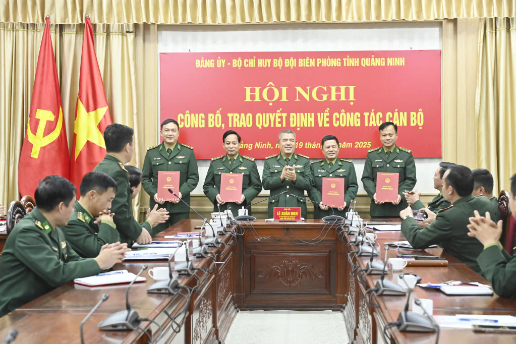 Quảng Ninh: Điều động, bổ nhiệm 39 cán bộ Bộ đội Biên phòng