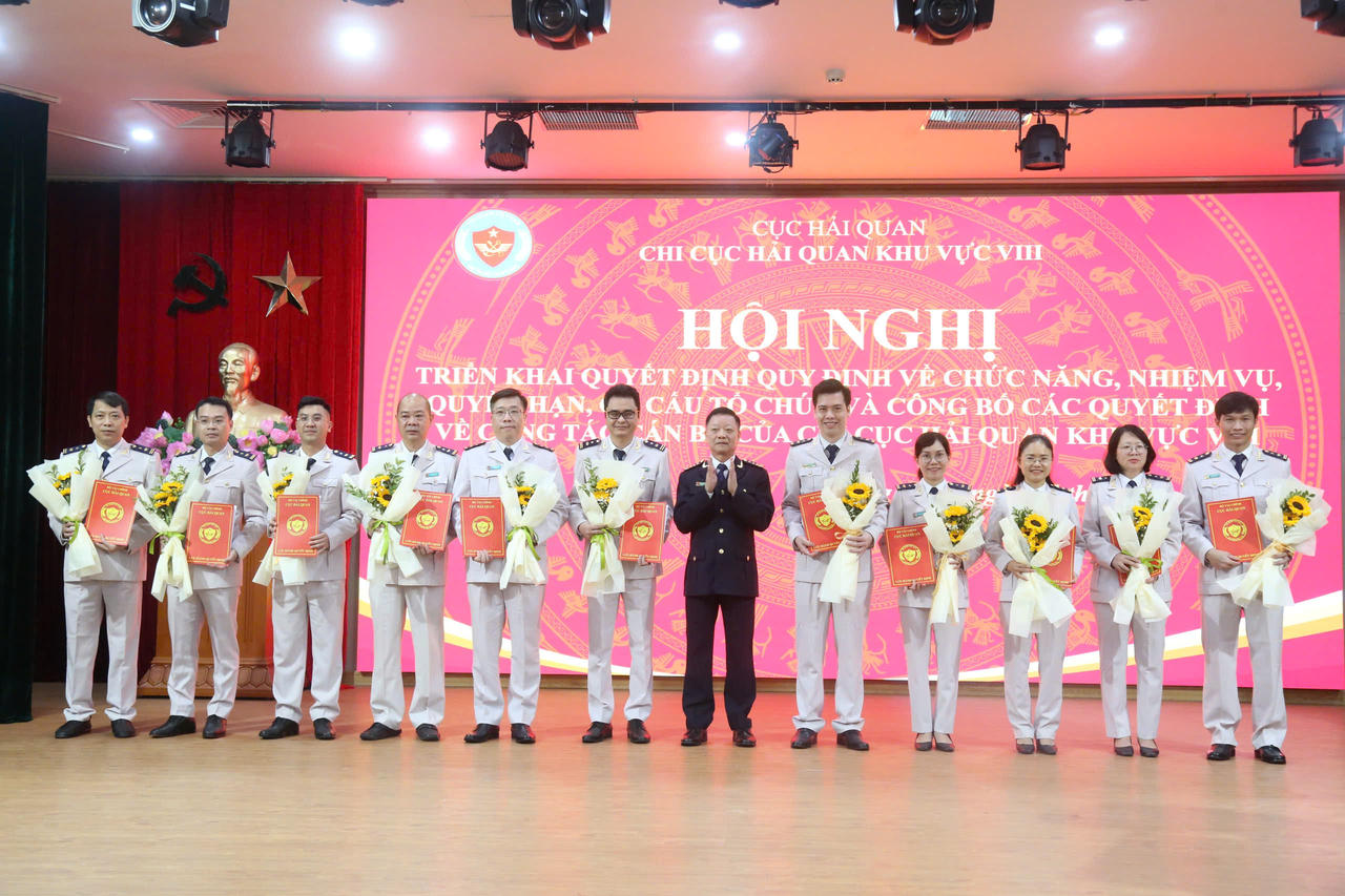 Cục Hải quan tỉnh Quảng Ninh chuyển đổi thành Chi cục Hải quan khu vực VIII