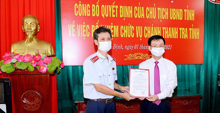 Nam Định bổ nhiệm Chánh Thanh tra tỉnh
