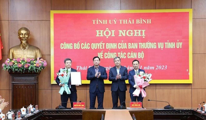 Thái Bình: Bổ nhiệm các cán bộ giữ các chức vụ lãnh đạo Văn phòng Tỉnh ủy