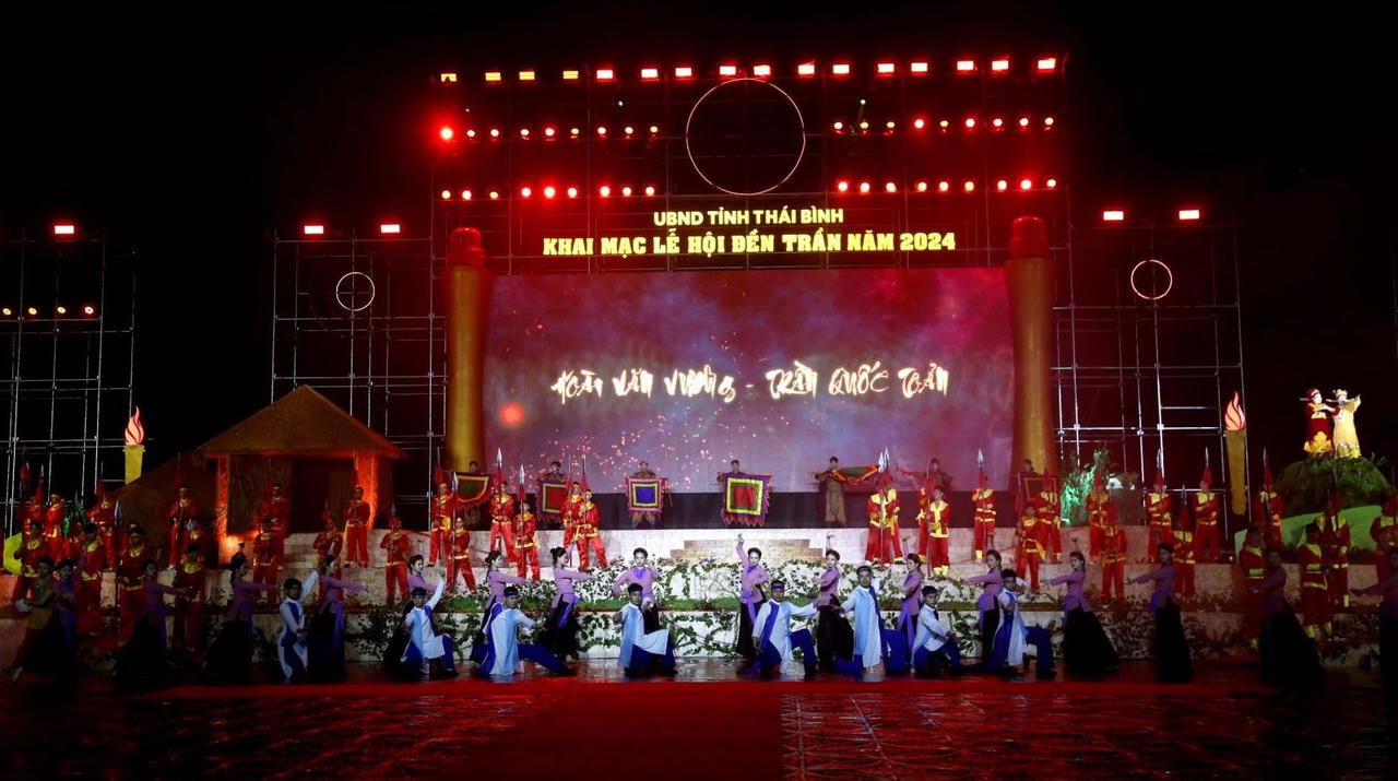 Khai mạc lễ hội Đền Trần - Thái Bình năm 2024