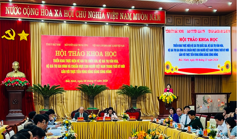 Hội thảo khoa học về nhiều hệ giá trị cốt lõi của xã hội Việt Nam trong thời kỳ mới 