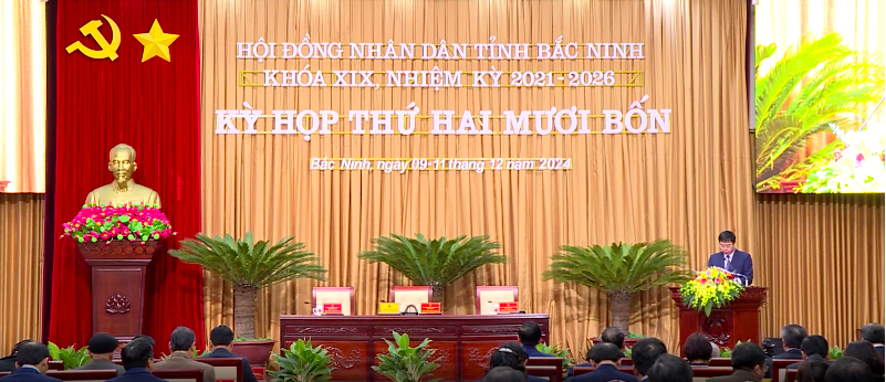 Bắc Ninh: Khai mạc Kỳ họp thứ 24, HĐND tỉnh Bắc Ninh Khóa XIX