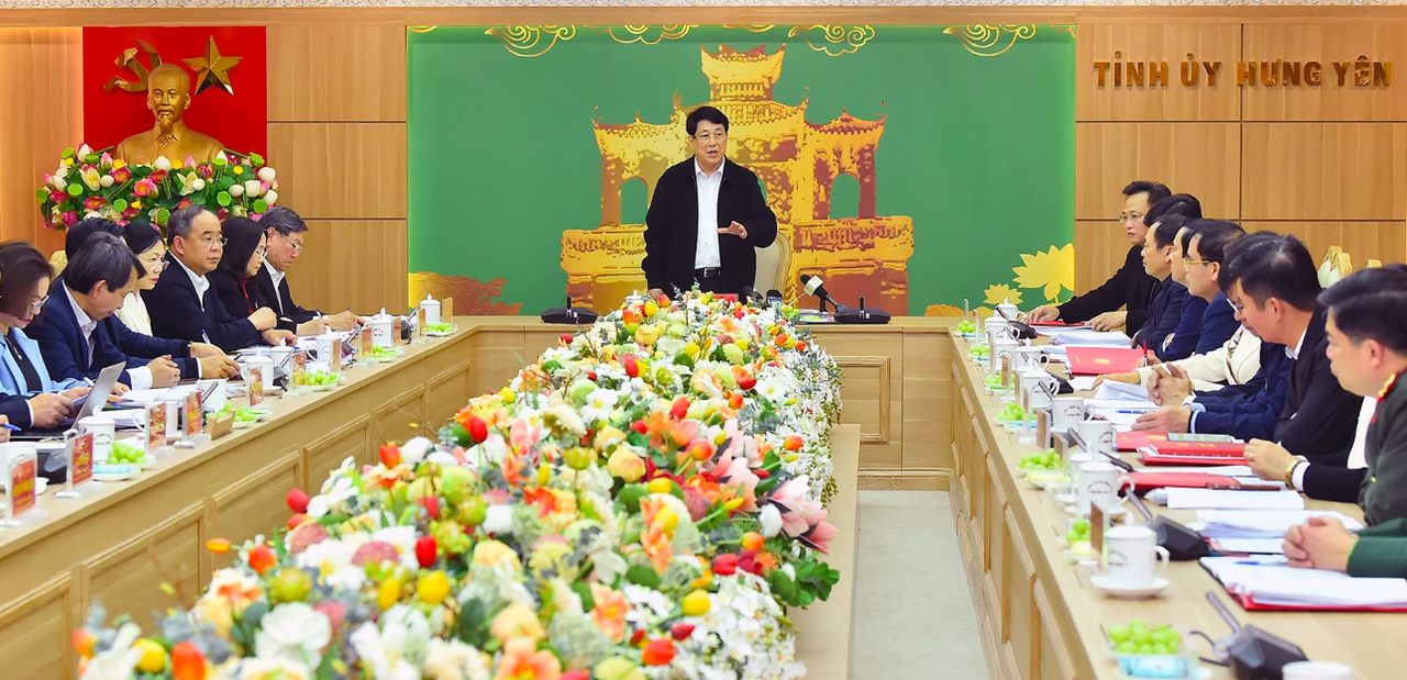 Công bố Quyết định kiểm tra đối với Ban Thường vụ Tỉnh ủy Hưng Yên