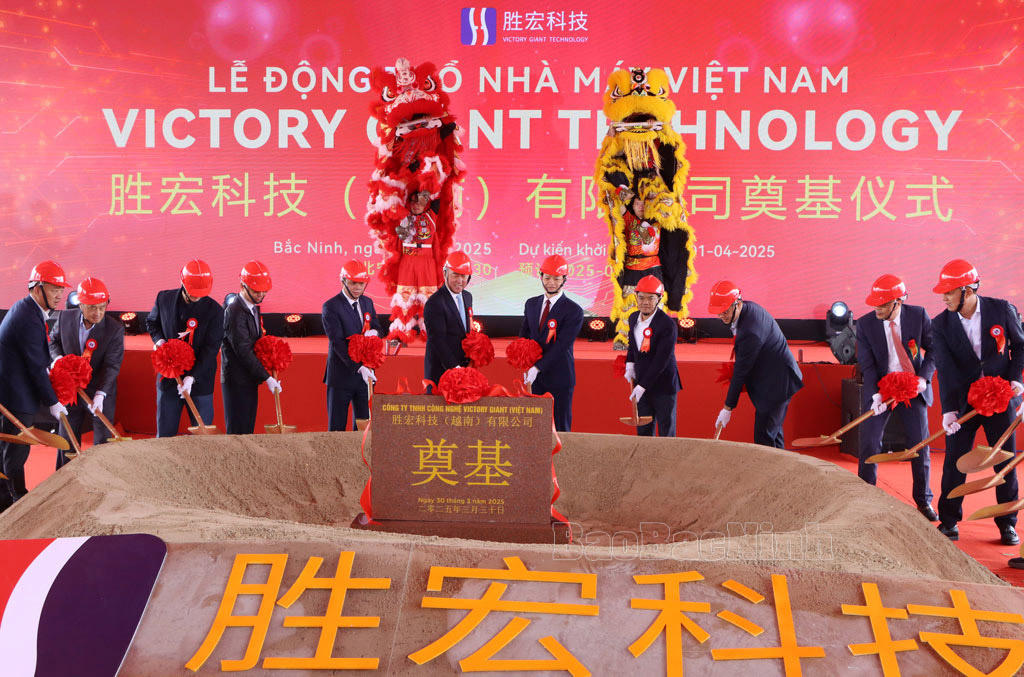 Lễ động thổ hai dự án lớn tại KCN VSIP Bắc Ninh II
