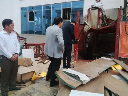 Điều tra vụ sập vận thăng ở Đà Nẵng khiến 5 người tử vong