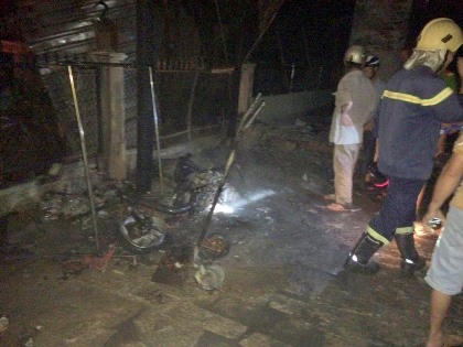 Quảng Nam: Nổ bình ga gây cháy lớn, hai người bị bỏng nặng