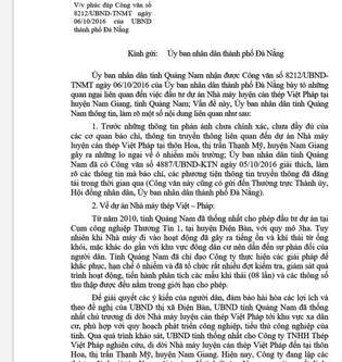 Quảng Nam lên tiếng trước quan ngại của Đà Nẵng về Nhà máy thép phía thượng nguồn