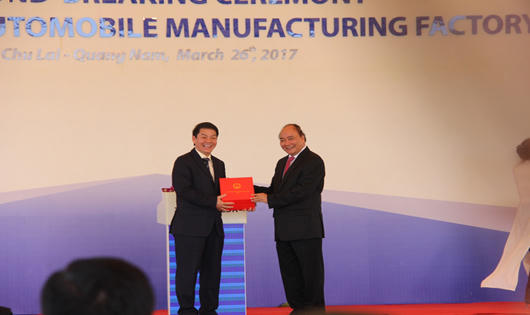 Xây dựng nhà máy sản xuất xe mang thương hiệu Mazda tại Quảng Nam