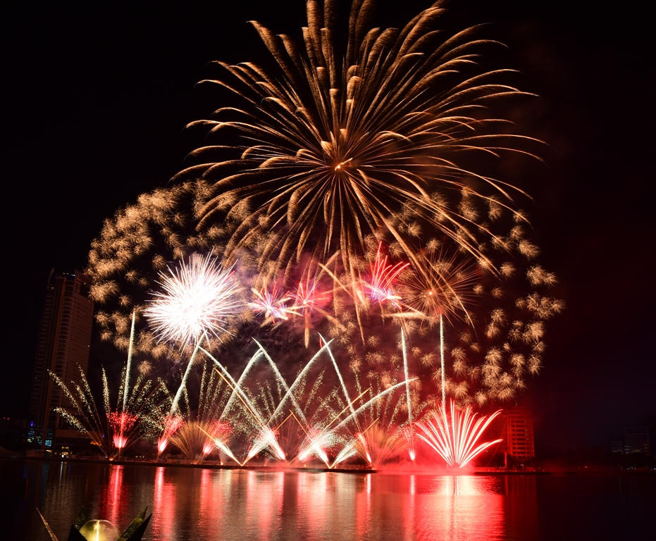 Mãn nhãn với cuộc so găng của 2 “cao thủ” pháo hoa Úc -Ý 