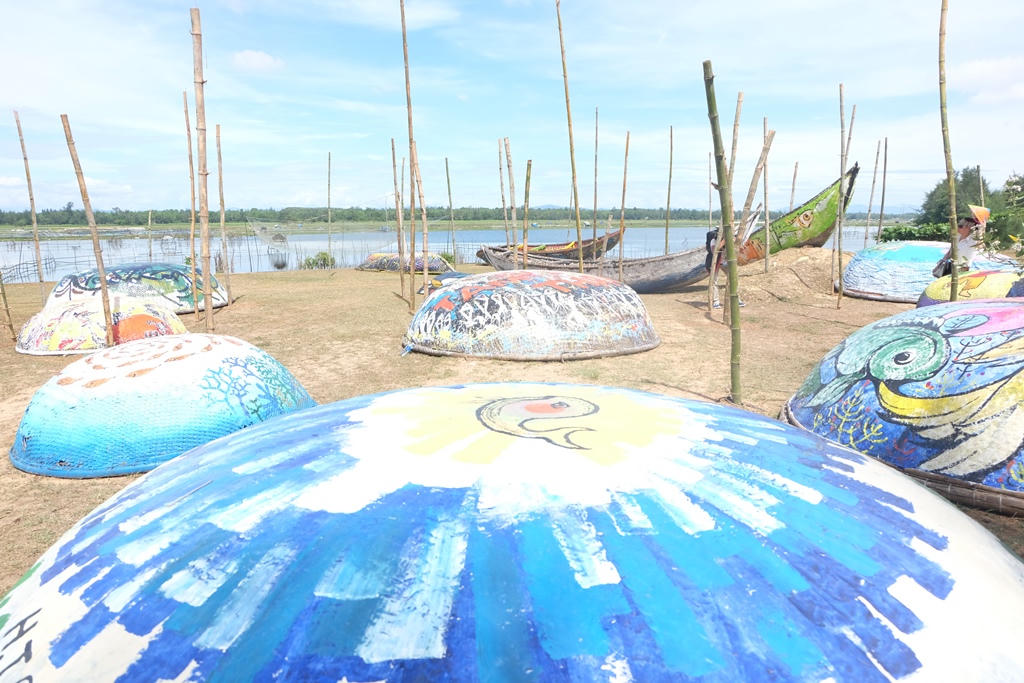 Chiêm ngưỡng con đường nghệ thuật từ những chiếc thuyền thúng tại Quảng Nam