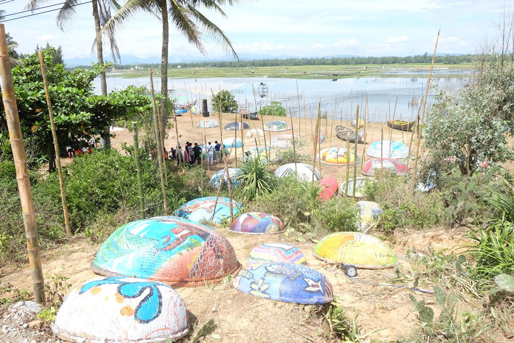 Chiêm ngưỡng con đường nghệ thuật từ những chiếc thuyền thúng tại Quảng Nam