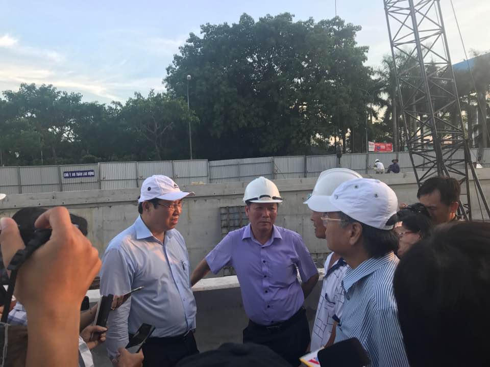 Chủ tịch thành phố đi thị sát, chỉ đạo đẩy nhanh tiến độ các công trình phục vụ Apec 2017