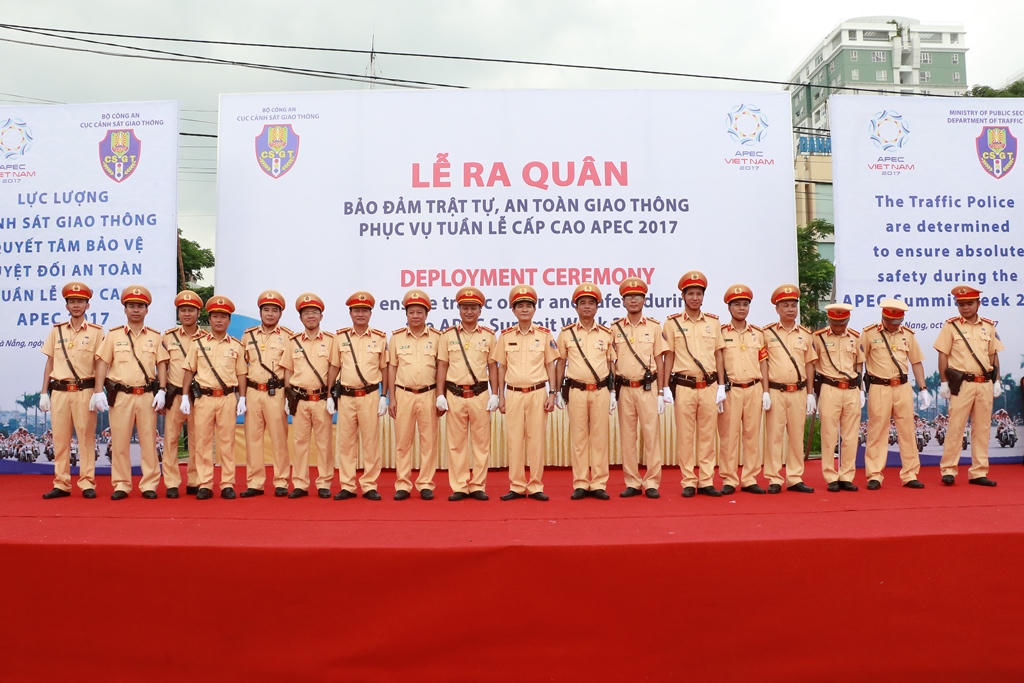 Hơn 800 cán bộ, chiến sĩ CSGT trên toàn quốc được triệu tập phục vụ Apec 2017