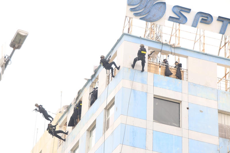 Đà Nẵng: Diễn tập xử lý các tình huống nhằm bảo vệ Tuần lễ Cấp cao APEC 2017