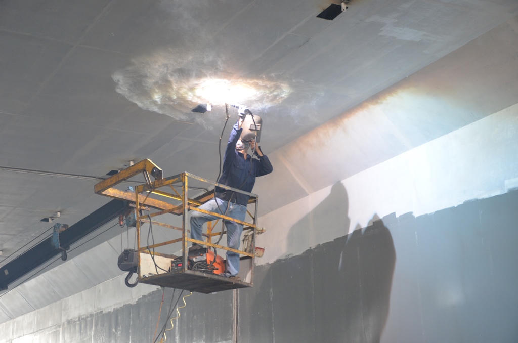 Cận cảnh thi công tại công trình hầm chui hơn nghìn tỉ phục vụ APEC