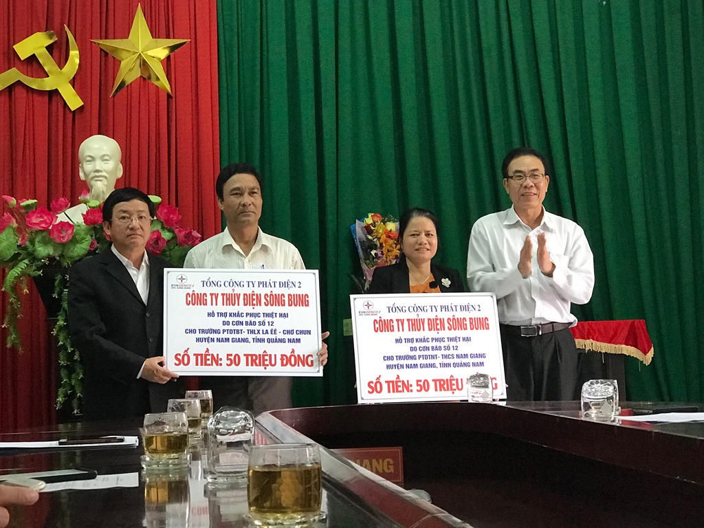 Genco2 ủng hộ hơn 1 tỷ đồng cho trường học tại miền Trung sau lũ