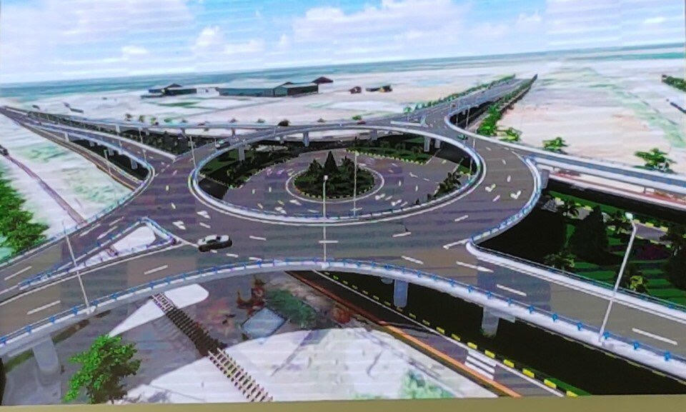 Khởi công nút giao vòng xuyến 600 tỷ đồng giữa QL1A và đường sắt Bắc- Nam