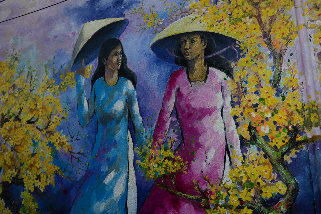 Đẹp ngỡ ngàng 'Làng bích họa trong lòng Đà Nẵng'