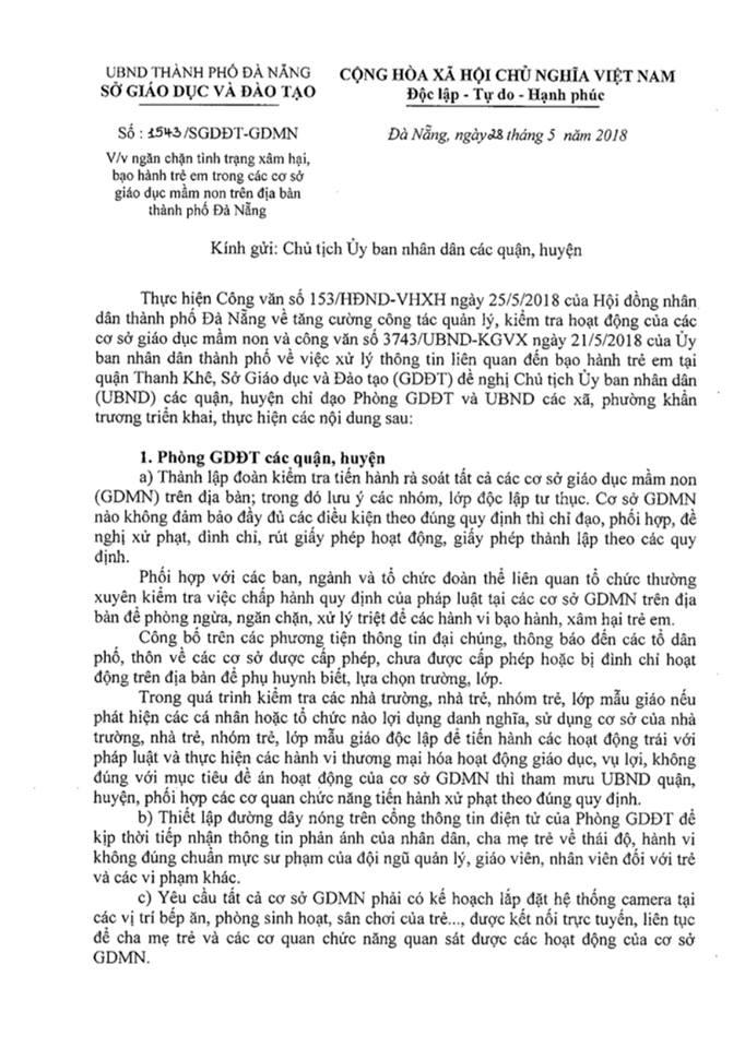 Khởi tố bảo mẫu Nhóm trẻ Mẹ Mười, cấm đi khỏi nơi cư trú