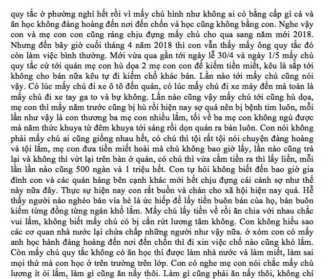 Lực lượng kiểm tra quy tắc đô thị Đà Nẵng cần xây dựng hòm thư góp ý 