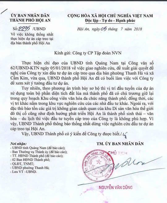 Vì sao Hội An 'nói không' với dự án cáp treo hơn 2.000 tỷ đồng?