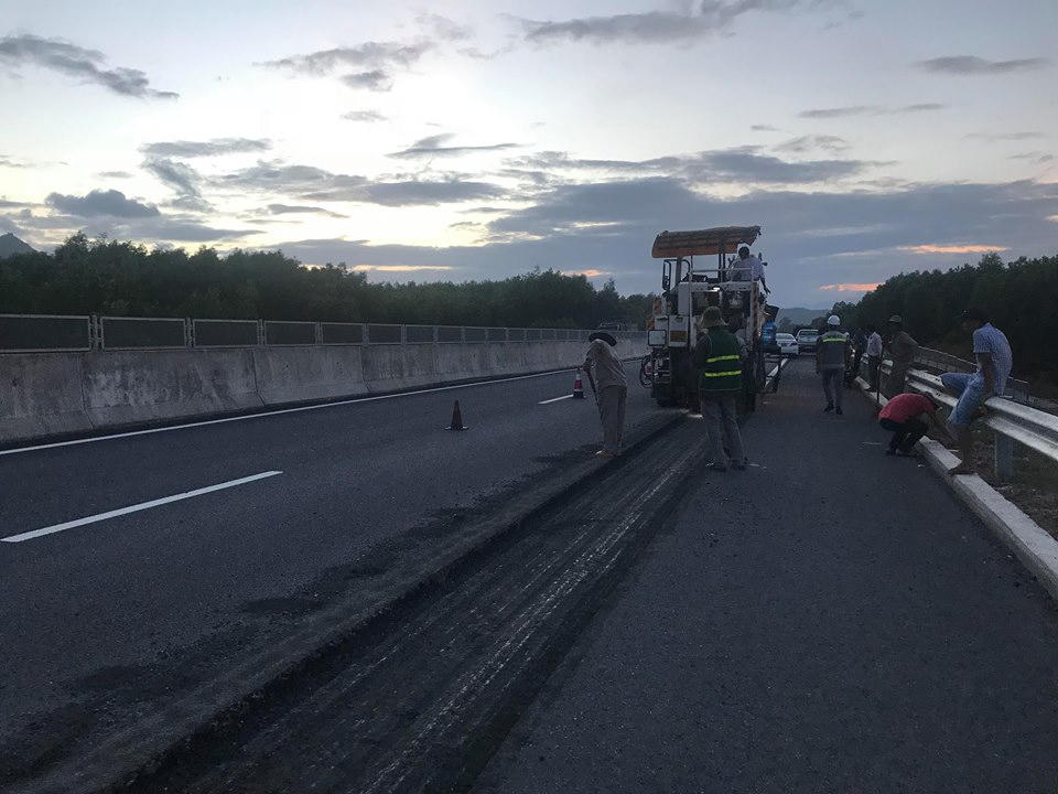 Chiều nay nghiệm thu sửa chữa cao tốc Đà Nẵng- Quảng Ngãi và thanh tra đột xuất toàn tuyến