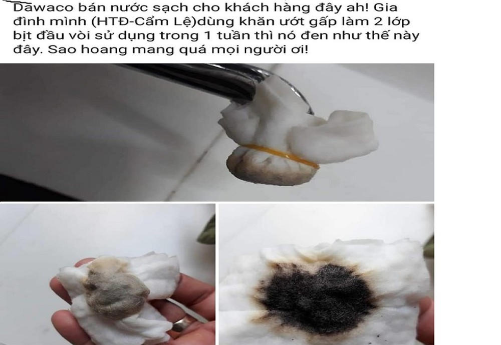 Người Đà Nẵng bất an vì nguồn nước sinh hoạt đóng cặn, có vị lợ