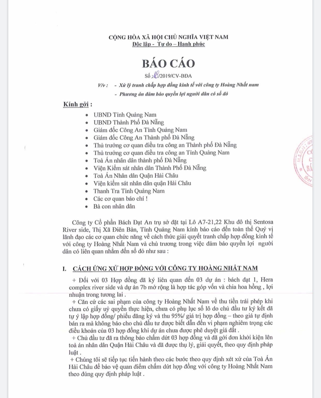 Vụ gần 1.000 khách hàng mua đất chưa có sổ đỏ tại Quảng Nam: Chủ đầu tư cam kết sẽ ra sổ