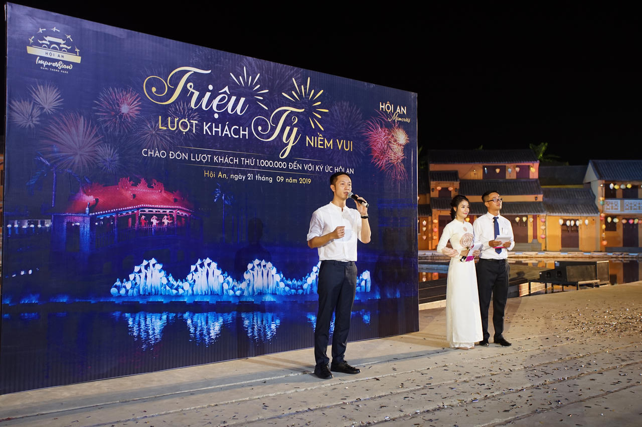 Đón lượt khách thứ 1.000.000 đến với Ký Ức Hội An