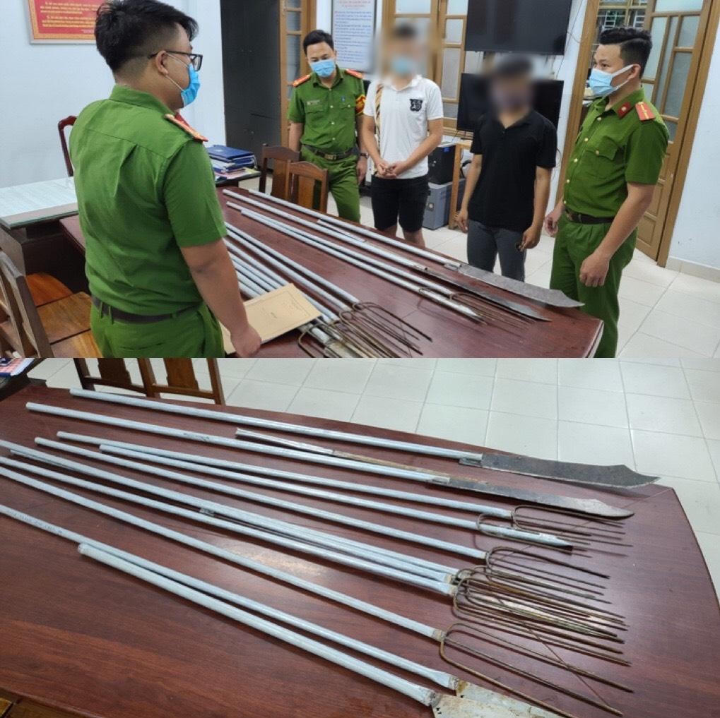 Ngăn chặn 2 nhóm thanh, thiếu niên hỗn chiến bằng đao, kiếm...