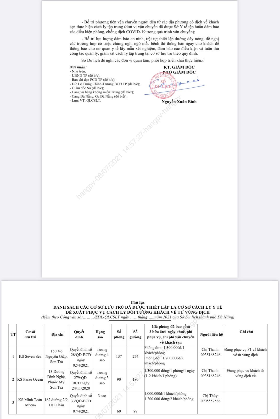 Đà Nẵng yêu cầu trả tiền cách ly khách sạn và phí xét nghiệm, nhiều người không thể về nhà