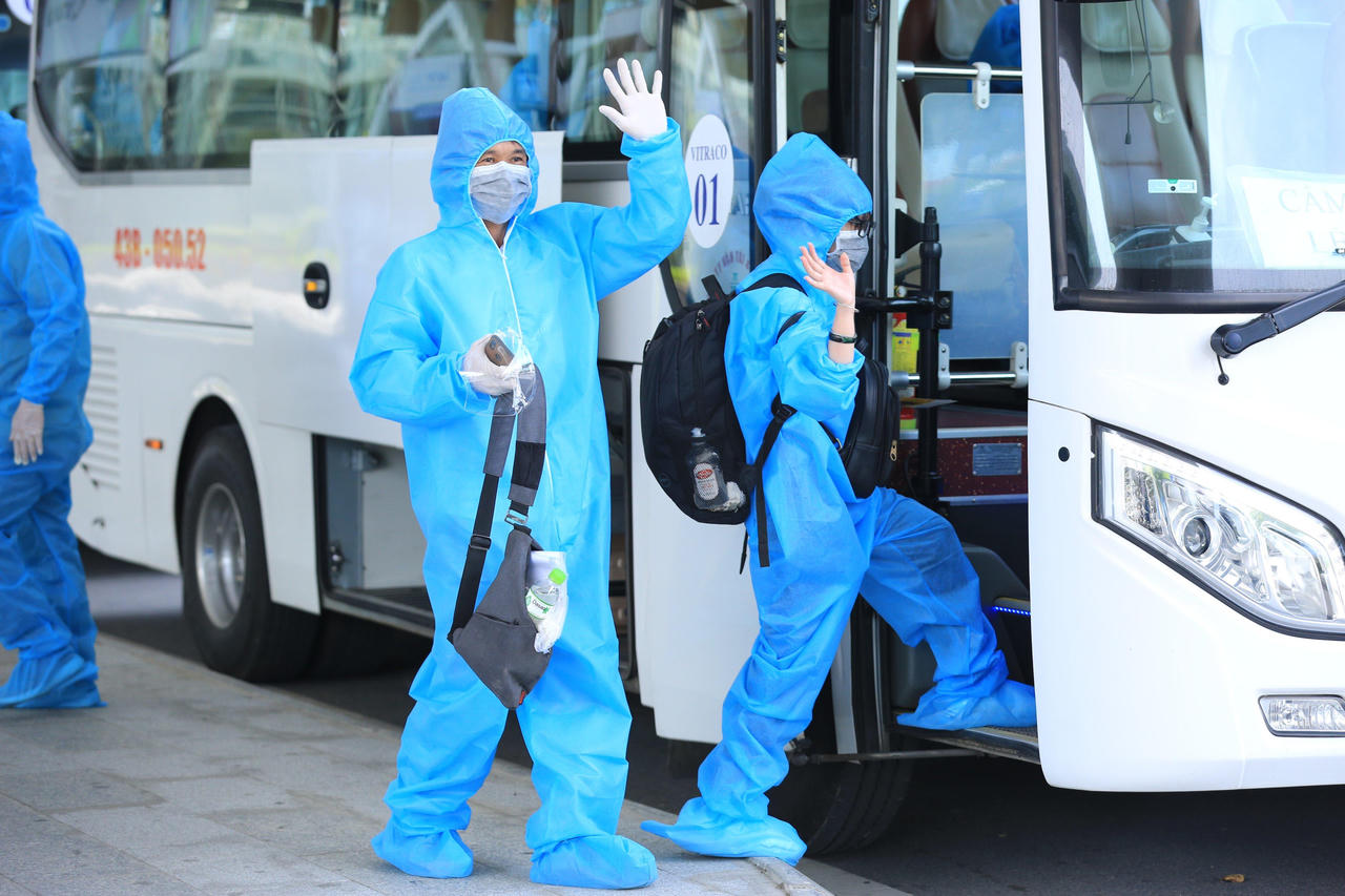 Đà Nẵng, Quảng Nam đón người dân từ TP HCM về quê